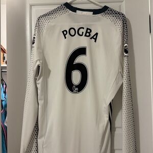 Pogba Manchester United Long Sleeve Soccer Jersey